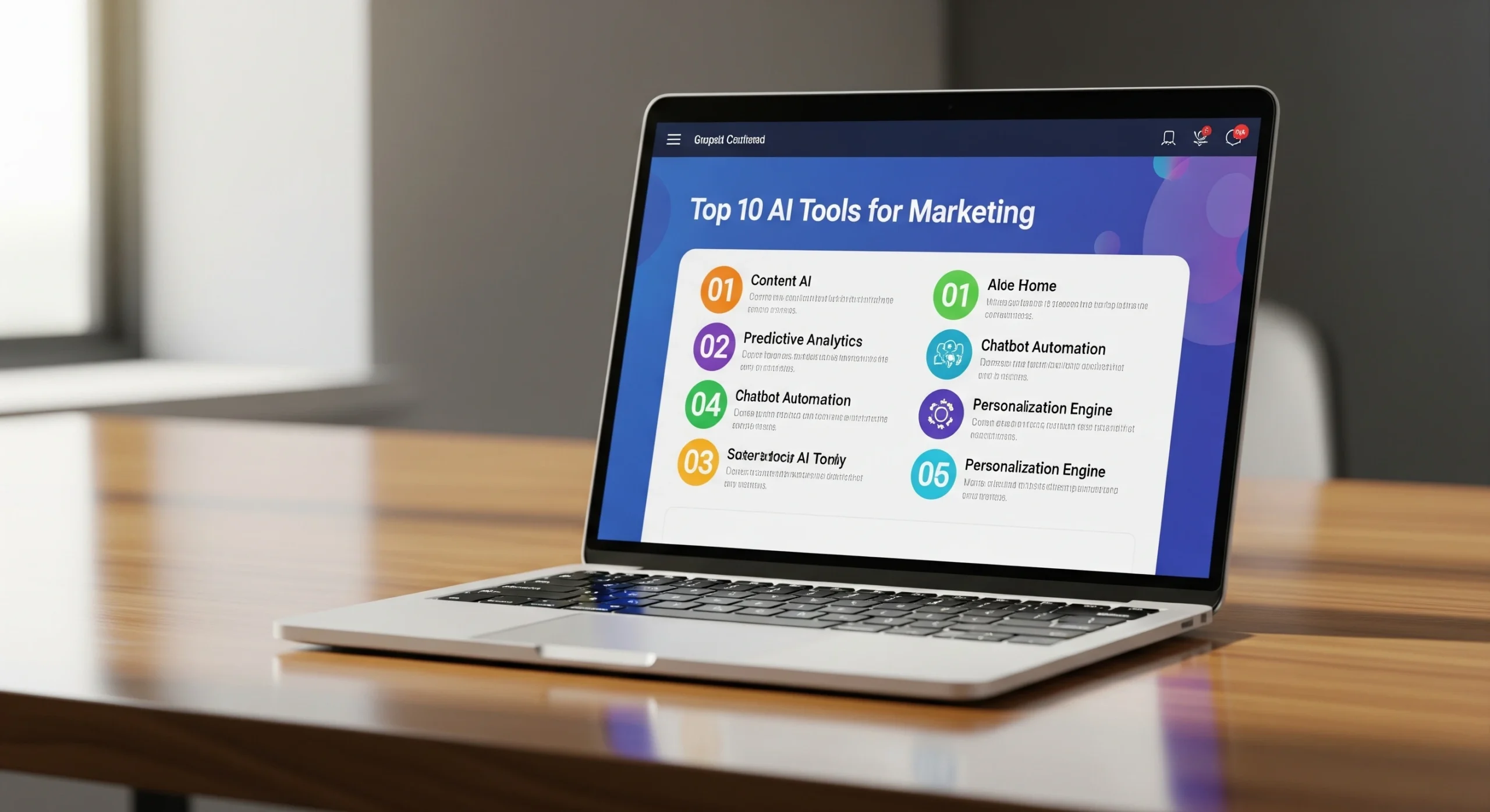 Top 10 AI Tools for Marketing