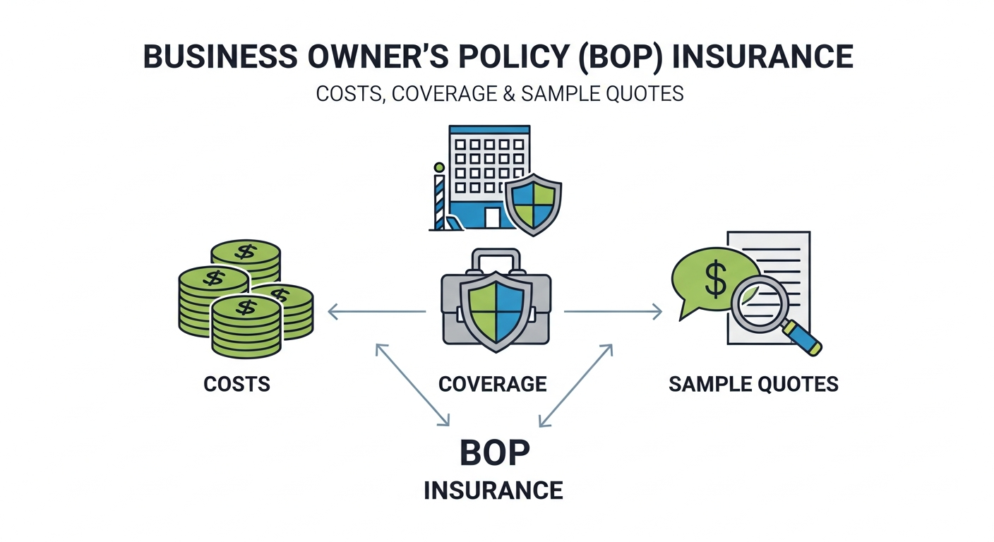 Business Owner’s Policy (BOP) Insurance Costs, Coverage & Sample Quote