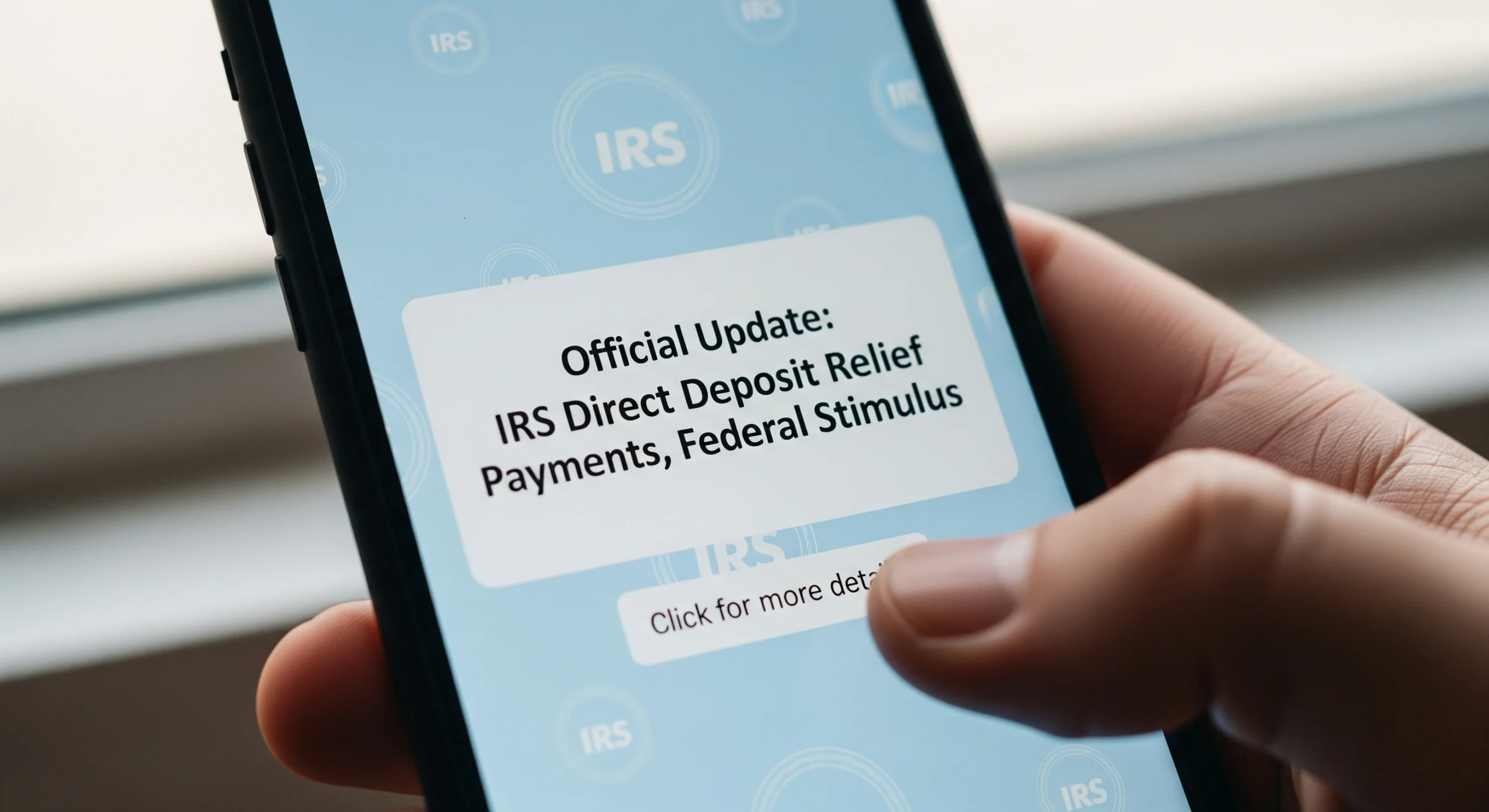 IRS Direct Deposit Relief Payments