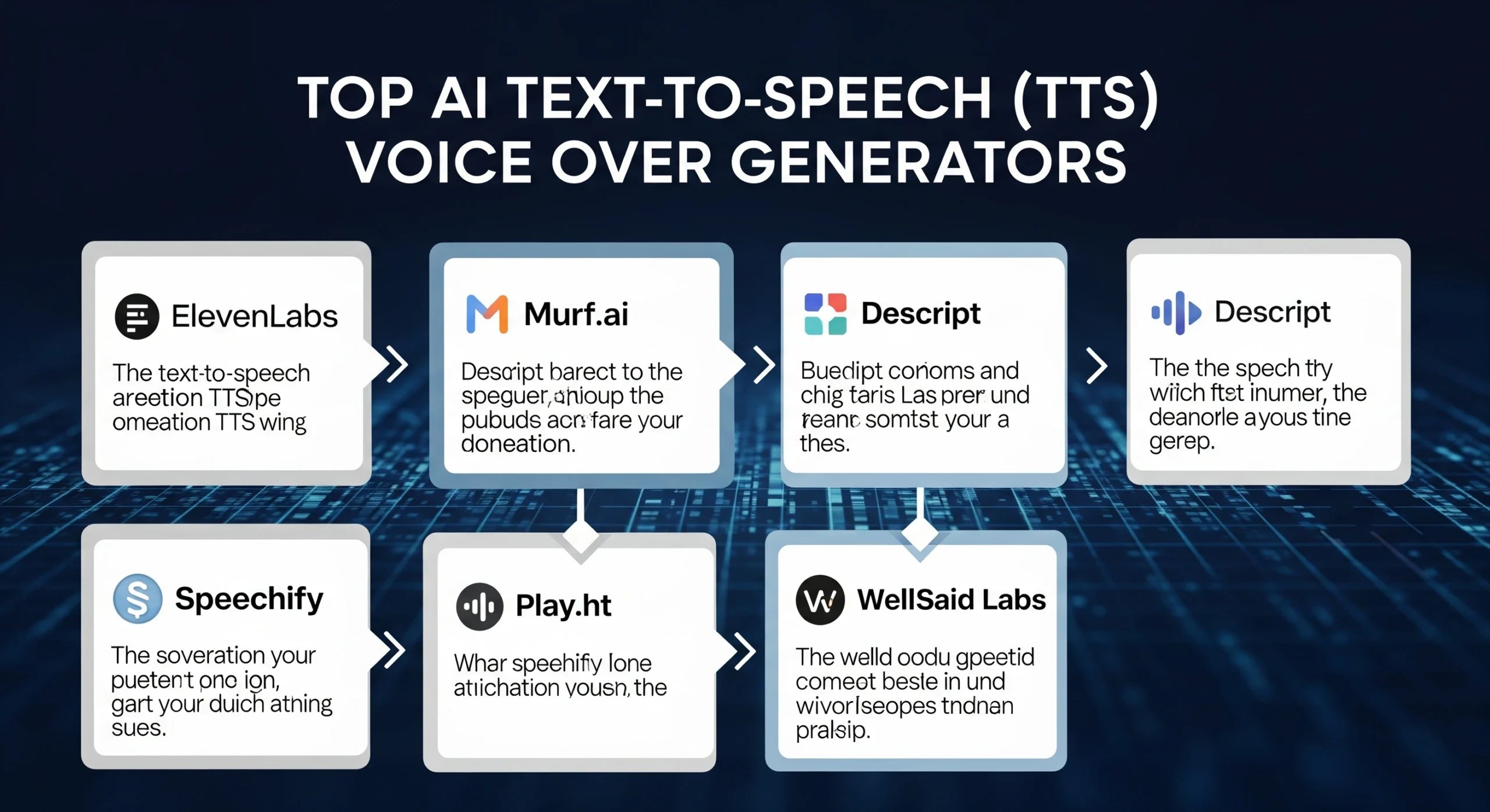 Top AI Text-to-Speech (TTS) Voice Over Generators